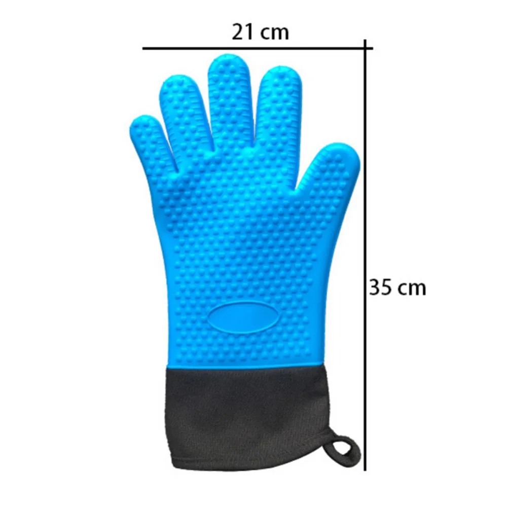

Easy Clean Silicone BBQ Cooking Waterproof Non-slip Potholder Glove
