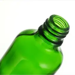 5 шт. 5 мл 10 мл 20 мл 30 мл 50 мл 100 мл пустой зеленый Стекло бутылка с черный клей Пластик винт Кепки и капельницы бутылка Ладан Sub бутылки