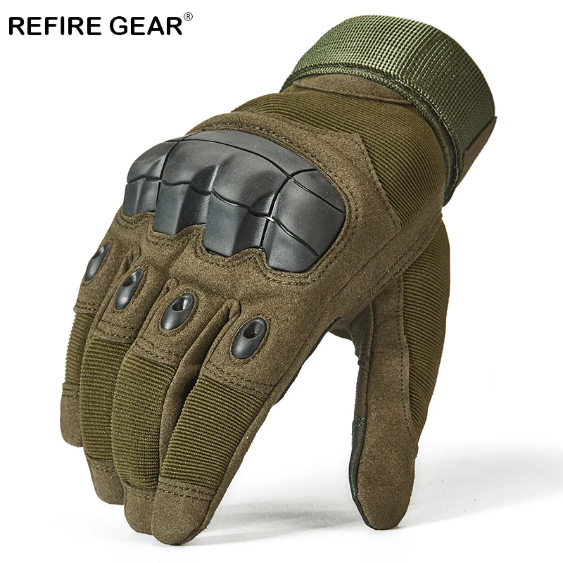 Мужские тактические перчатки ReFire Gear для кемпинга охоты походов езды на