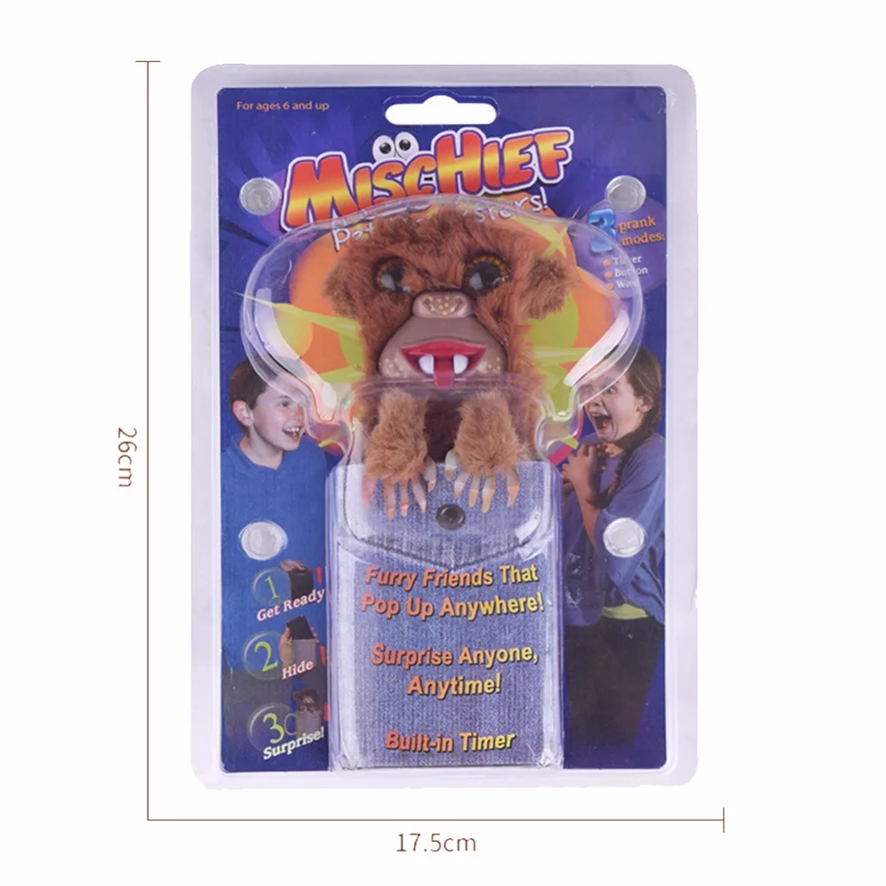 Интересные креативные хитрые игрушки обезьяны, животные, проказник, шалость, монстр, обезьяна, рождественский подарок для детей, день дурочек на Хэллоуин