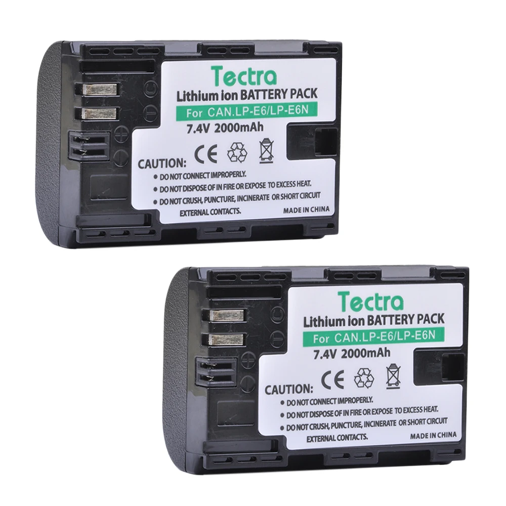 Original Canon LP-E6N Battery Li-Ion EOS 60D 70D 80D 6D 7D 7D2 5D2 5D3 5DS 60Da