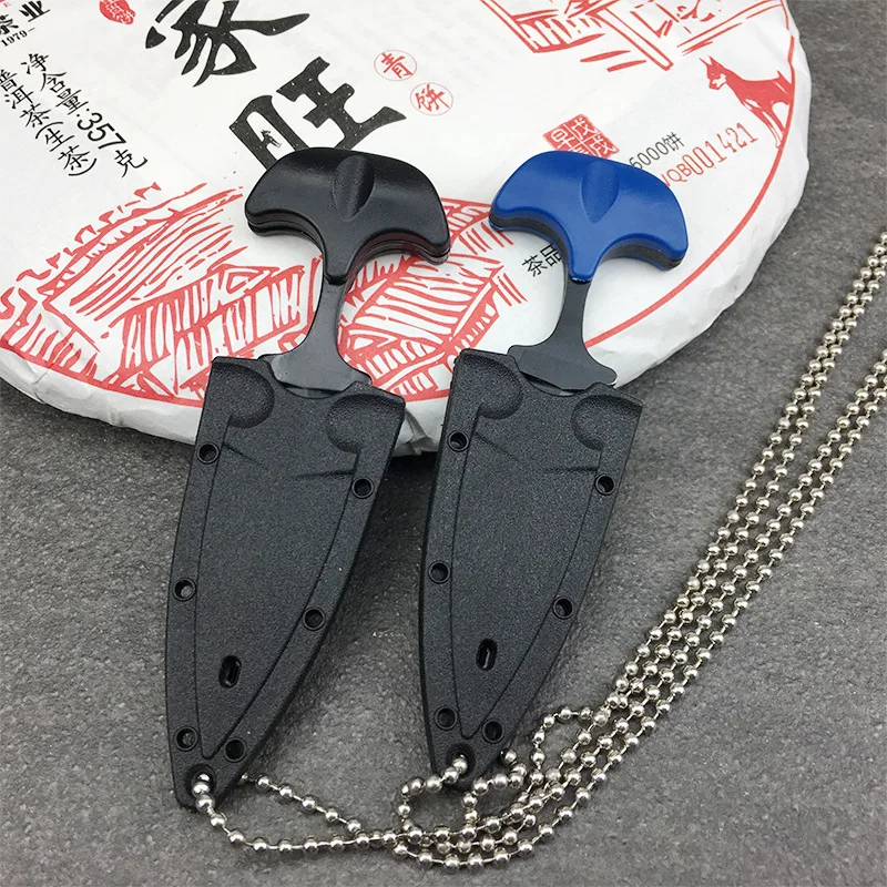 

Multifunctional Mini Hanging Necklace Knife Portable Outdoor Camping Knife Lifesaving Survival Tool Tea Knife knives