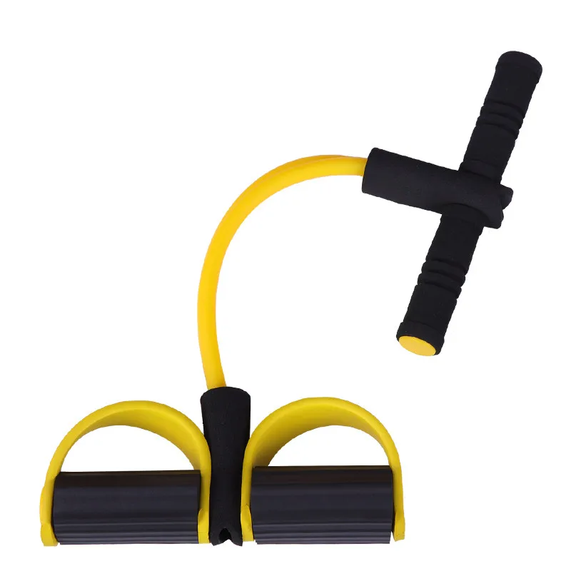 Resistant Band Pedal Exerciser Body Trimmer Sit-ups Elastic Resistance Band Rubber Training ABS Workout Home Fitness Equipment