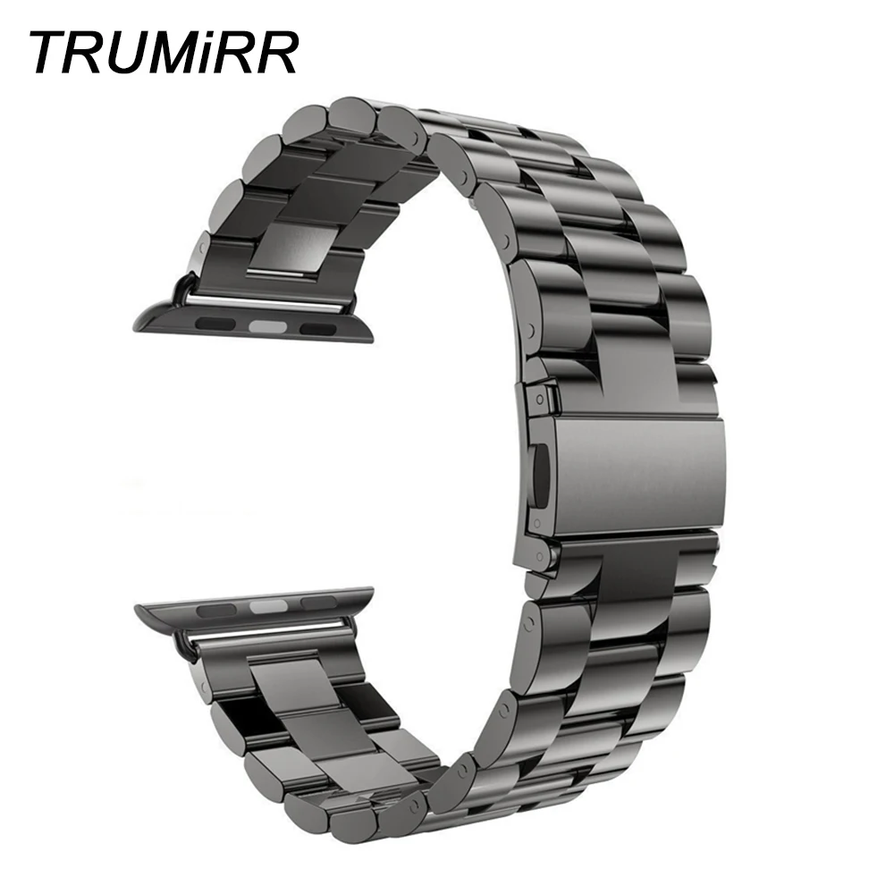 Ремешок из нержавеющей стали для iWatch Apple Watch SE 38 мм 40 42 44 серия 6 5 4 3 2 1