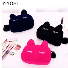 YIYOHI New Cute Cat Lady Cosmetic Bag Pouch font b Makeup b font Bag font b