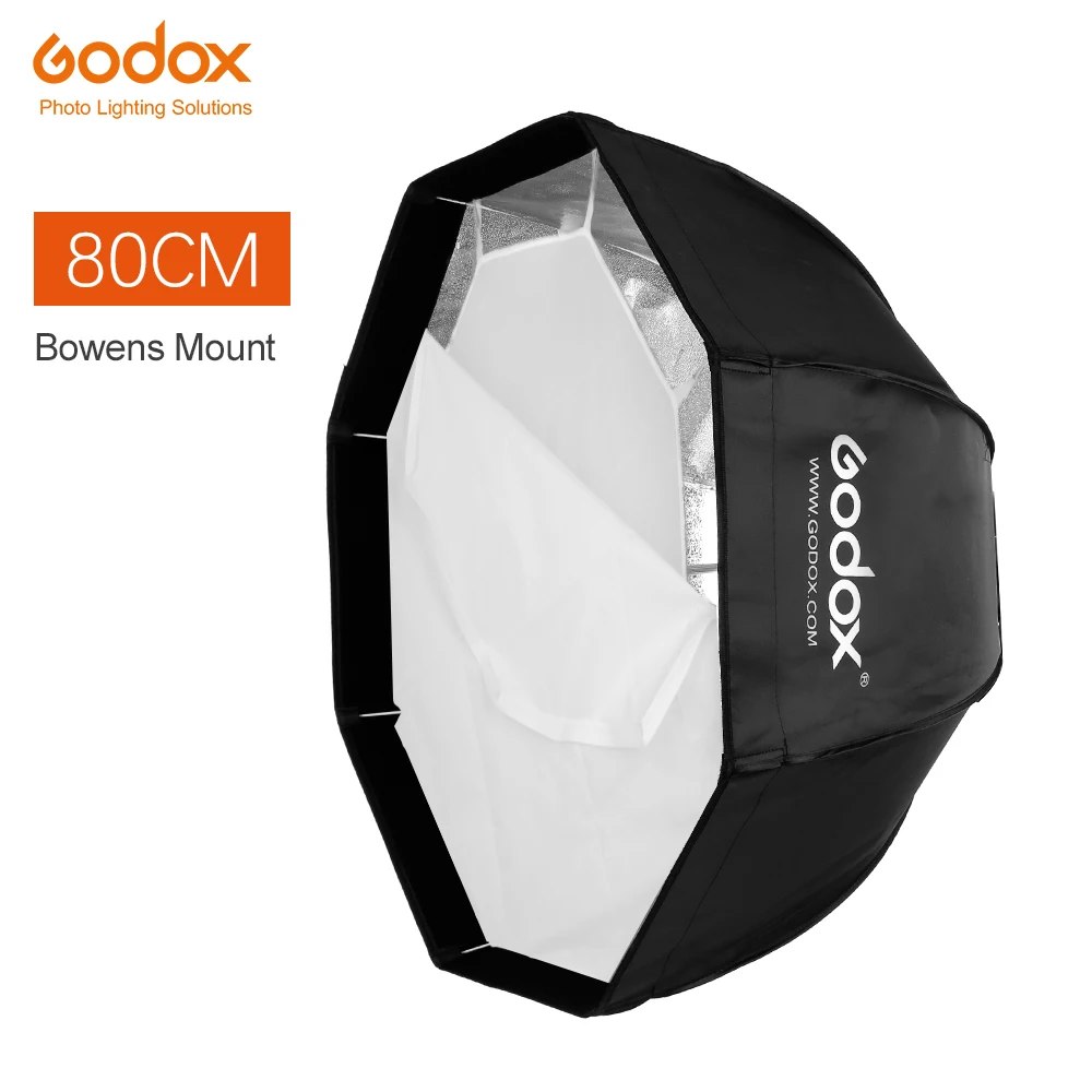 Godox 80 см 31 5 дюйма Портативный восьмиугольный фотовспышка с креплением Bowens для