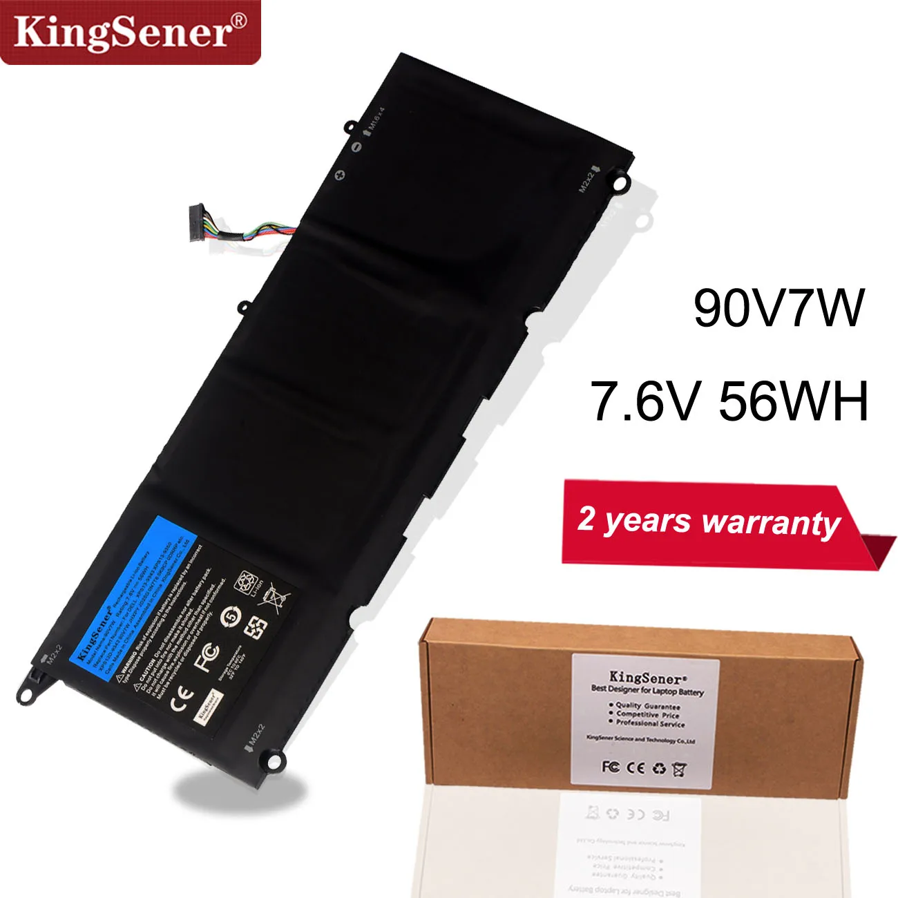 Дешево KingSener 90V7W jhxpy JD25G 090V7W ноутбук Батарея для Dell XPS 13 9343 XPS13 9350 13D 9343 0N7T6 5K9CP RWT1R 0 дзпв 7,6 V 56WH