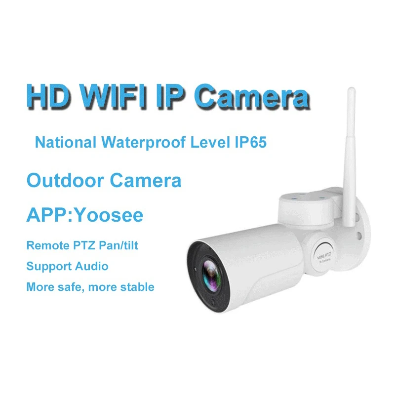 Беспроводная IP PTZ камера безопасности 960P 1080P 4X оптический зум 50 м ИК ночного