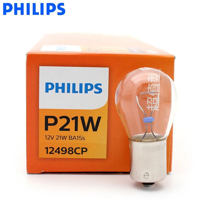 10 шт. Philips C5W P21W P21/5 Вт PY21W R5W R10W T4W W5W W21W W21/5 Вт T10 T20 S25 Стандартный фары указателя поворота Внутреннее освещение