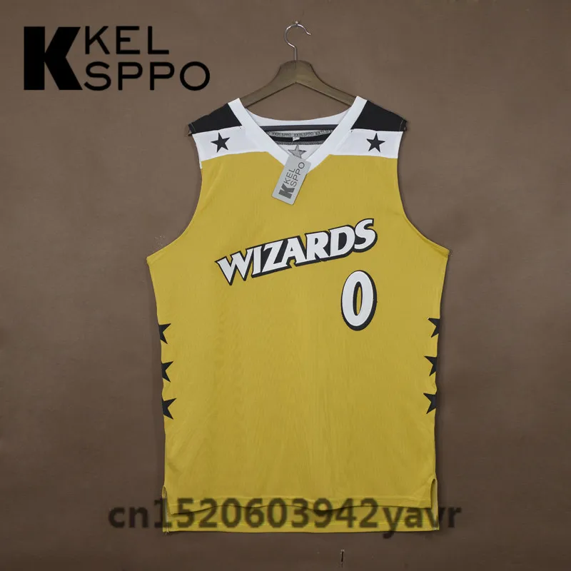 Custom Adult Throwback Basketball Jerseys 0 Gilbert Arenas Embroidered