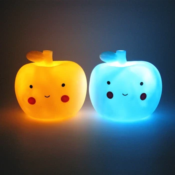 

Apple Mini Night Light Sensor Control Night Light 220V Cute Bedroom Lights for Baby Gifts Romantic Night Lights