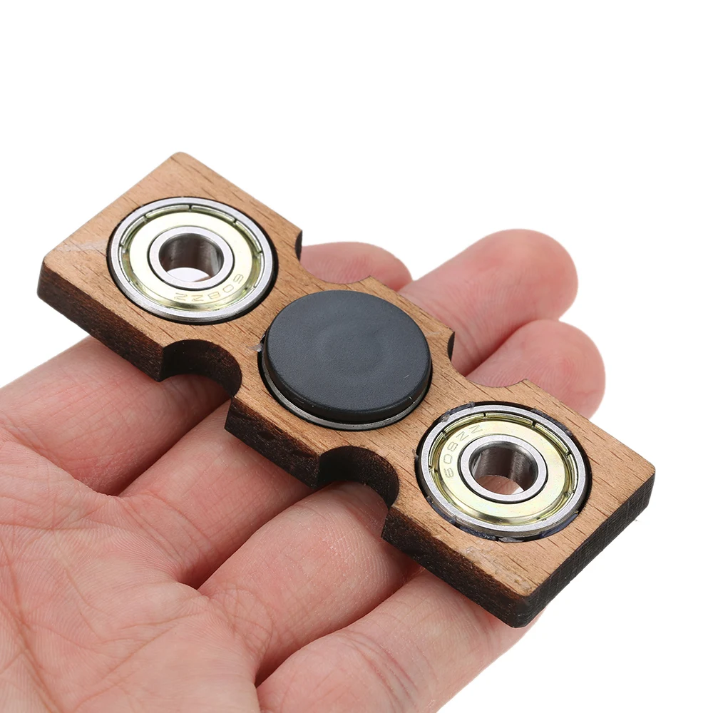 Непоседа палец руки Spinner спин виджет фокус игрушка EDC Карманный Desktoy Прямоугольник Деревянный Подарок для СДВГ детей взрослых Brinquedos