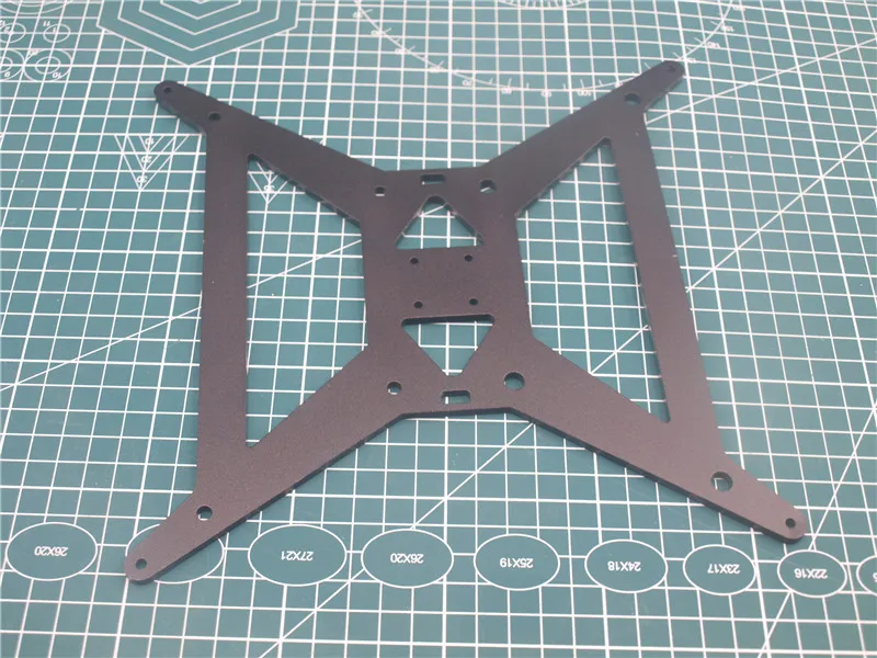 4 مللي متر الأسود بأكسيد الألومنيوم Y النقل لوحة 3D الرتيلاء/HE3D 3D طابعة ترقية ساخنة السرير دعم لوحة