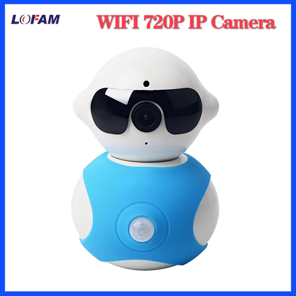 

LOFAM 720P CCTV Camera HD 1MP IP Camera WI-FI Wireless Home Security Camera Plug And Play PTZ Night Version Indoor WIFI Camera