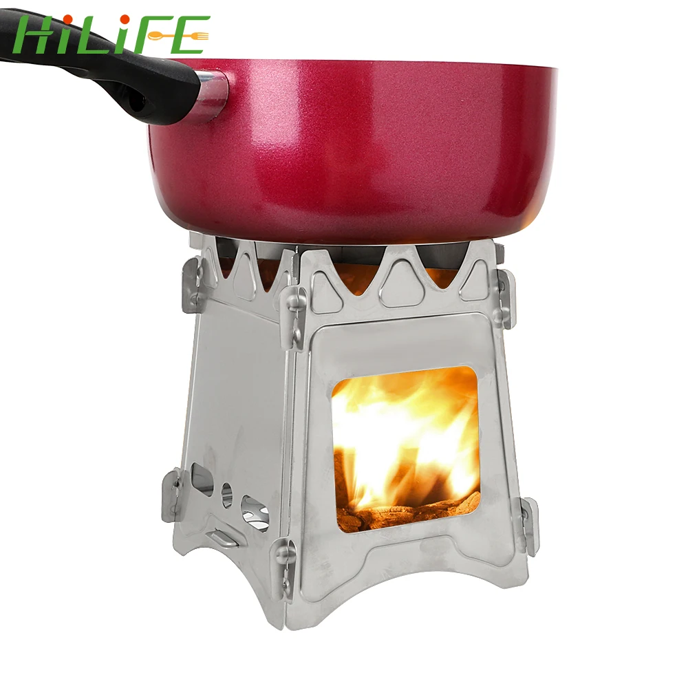 

HILIFE Wood Burning Stove Cooking Tools Kitchen Tools BBQ Grills Portable Barbecue For Outdoors Assembled Gadgets