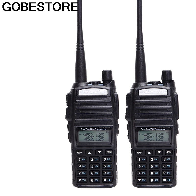 Baofeng UV 82 Walkie Talkie Двухдиапазонная 136 174 МГц 400 520 8 Вт и 5 Uv Ham радио двухстороннее Uv82