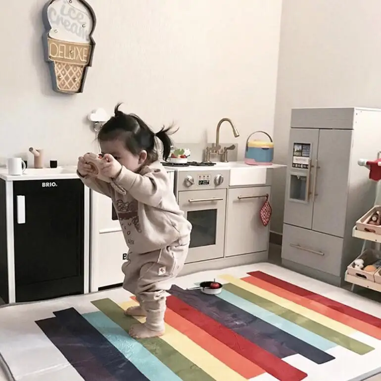 100X150 см Кристальные кашемировые цветные ковры, детский игровой коврик для гостиной, Мультяшные детские коврики для спальни, коврик для кофейного столика