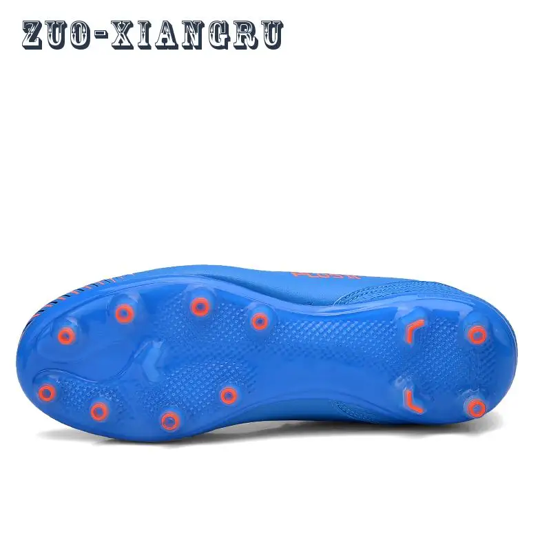 Hombres Zapatillas de Soccer Futsal Zapatos con Calcetines entrenador profesional TF botas de fútbol zapatillas Futbol Sala hombre