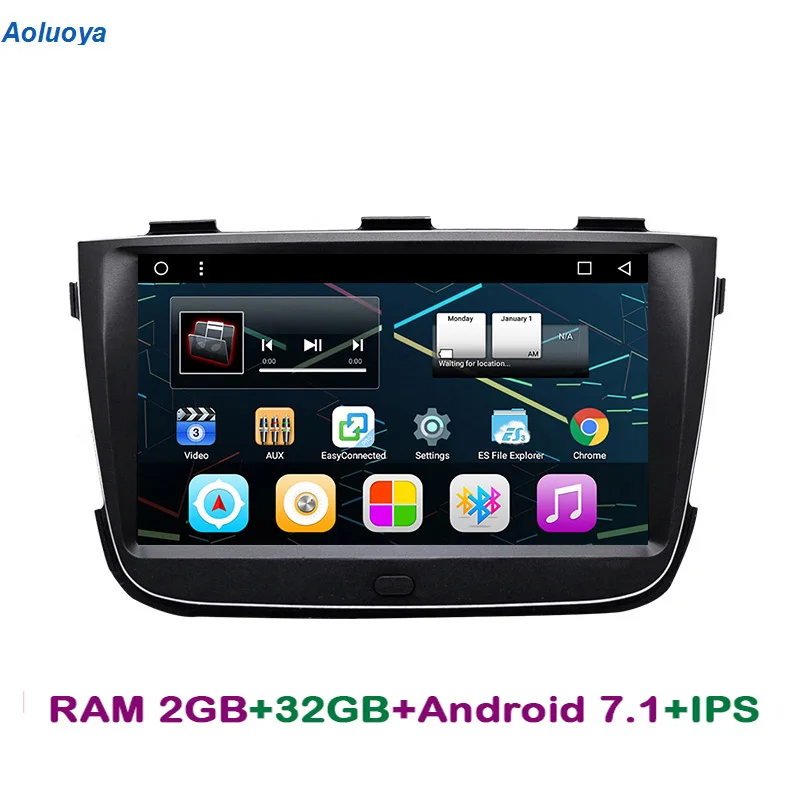 Aoluoya IPS RAM 2 ГБ + 32 Android 7 1 Автомобильный DVD плеер для KIA Sorento 2013 2014 радио GPS навигация