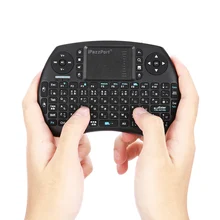 Original IPazzPort KP-810-21S Mini 2.4GHz Wireless Keyboard USB 2.0 Fly Air Mouse For PC Pad Android TV Box Full QWERTY Mouse