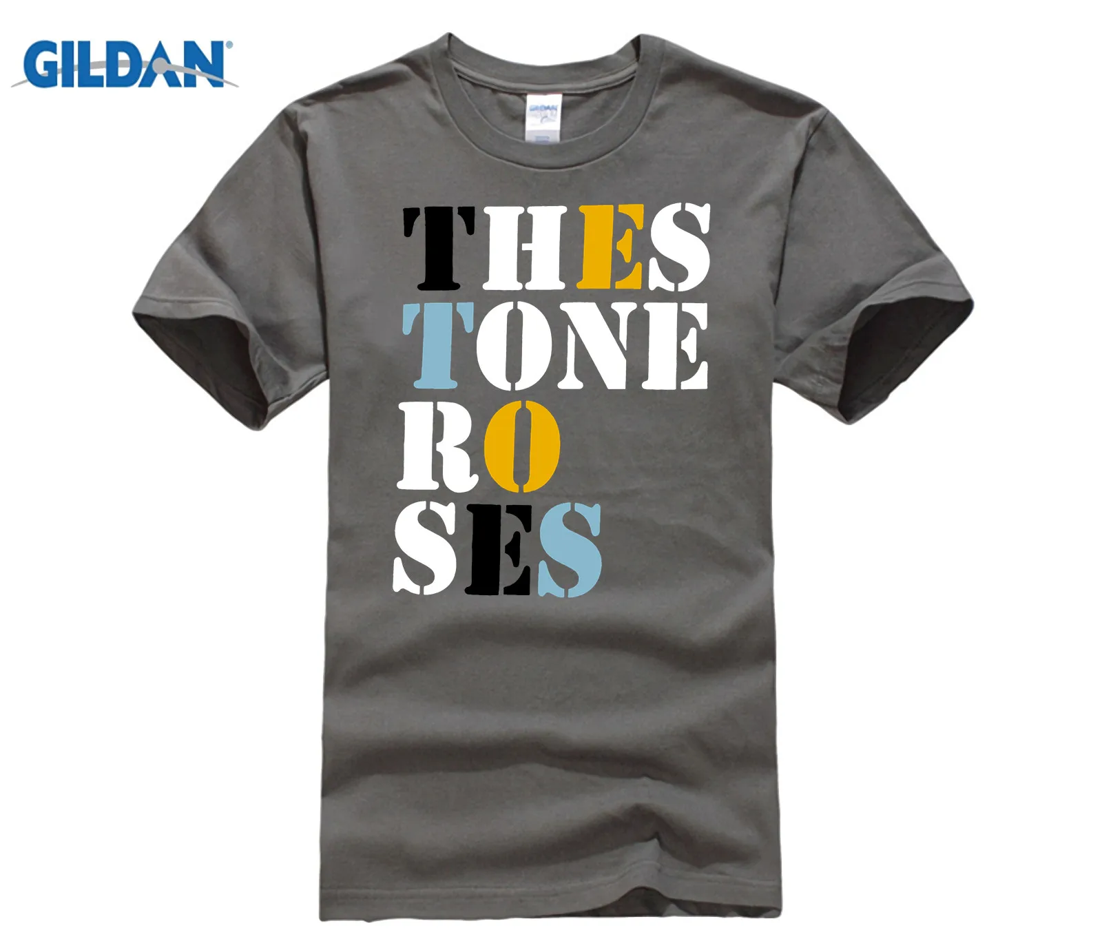 Stone Roses Font Logo T Shirt 