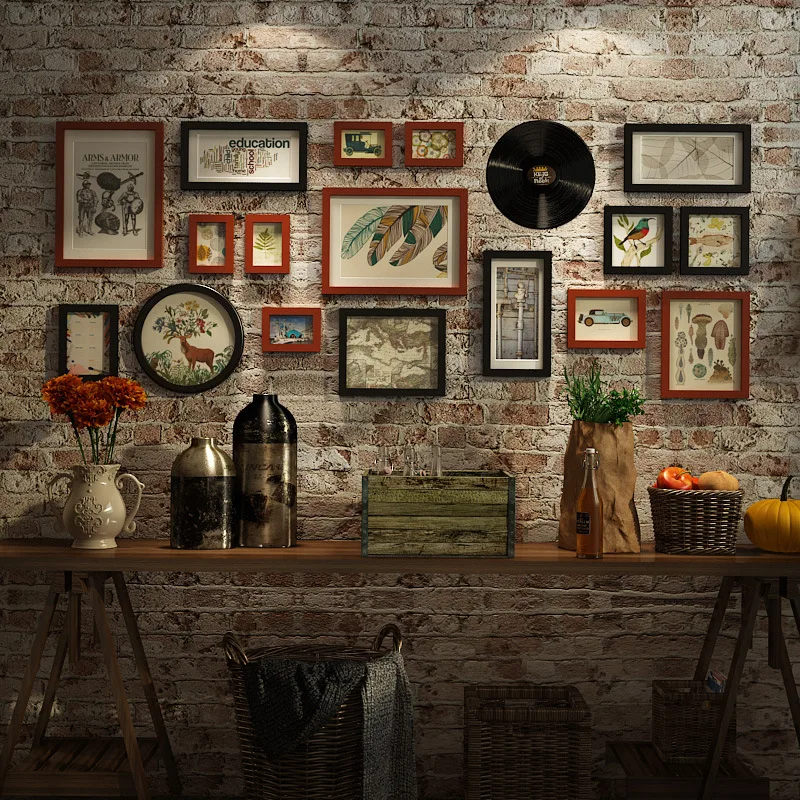 Buy Solid wood photo frame creative photo wall frame