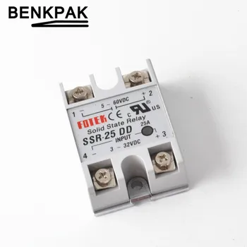 

25A Actually ! FOTEK SSR-25DD Manufacturer 25A ssr relay,input 3-32VDC output 5-60VDC