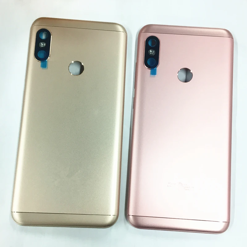 Задняя крышка батарейного отсека для Xiaomi Mi A2 Lite Redmi 6 Pro металлическая задняя +