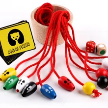 1 Набор, детская головоломка, настольная игра, деревянный обучающий внимание, Кот и мышь, для родителей и детей, игровой пазл, инструмент для игры в мозги, игрушка