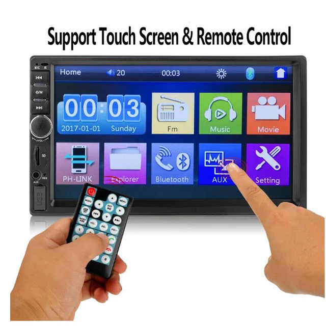 Special Offers 2 Din 7'' inch LCD Touch Screen Car Radio MP5 Player Bluetooth Car Audio Support Rear View Camera Special Offers 2 Din 7'' inch LCD Touch Screen Car Radio MP5 Player Bluetooth Car Audio Support Rear View Camera