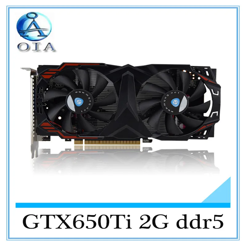 New Original Desktop Graphics Card GTX650Ti 2G 928/5400MHZ 768SP desktop computer independent game card free shipping