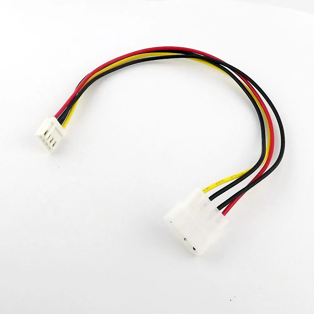 

2pcs IDE 4 Pin Male Molex to Floppy Drive 4 Pin Power Supply Adapter Connector Cable Cord 20cm/30cm