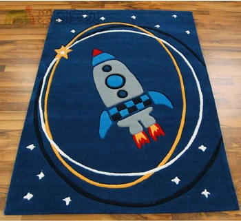 

Universe Stars Personality Child Decorative Carpet Cartoon Plane Home Doormat Tapete Customized