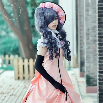 

[Black Friday]Kuroshitsuji Black Butler Ciel Phantomhive Cosplay Costume Pink Dress COSPLAYONSEN