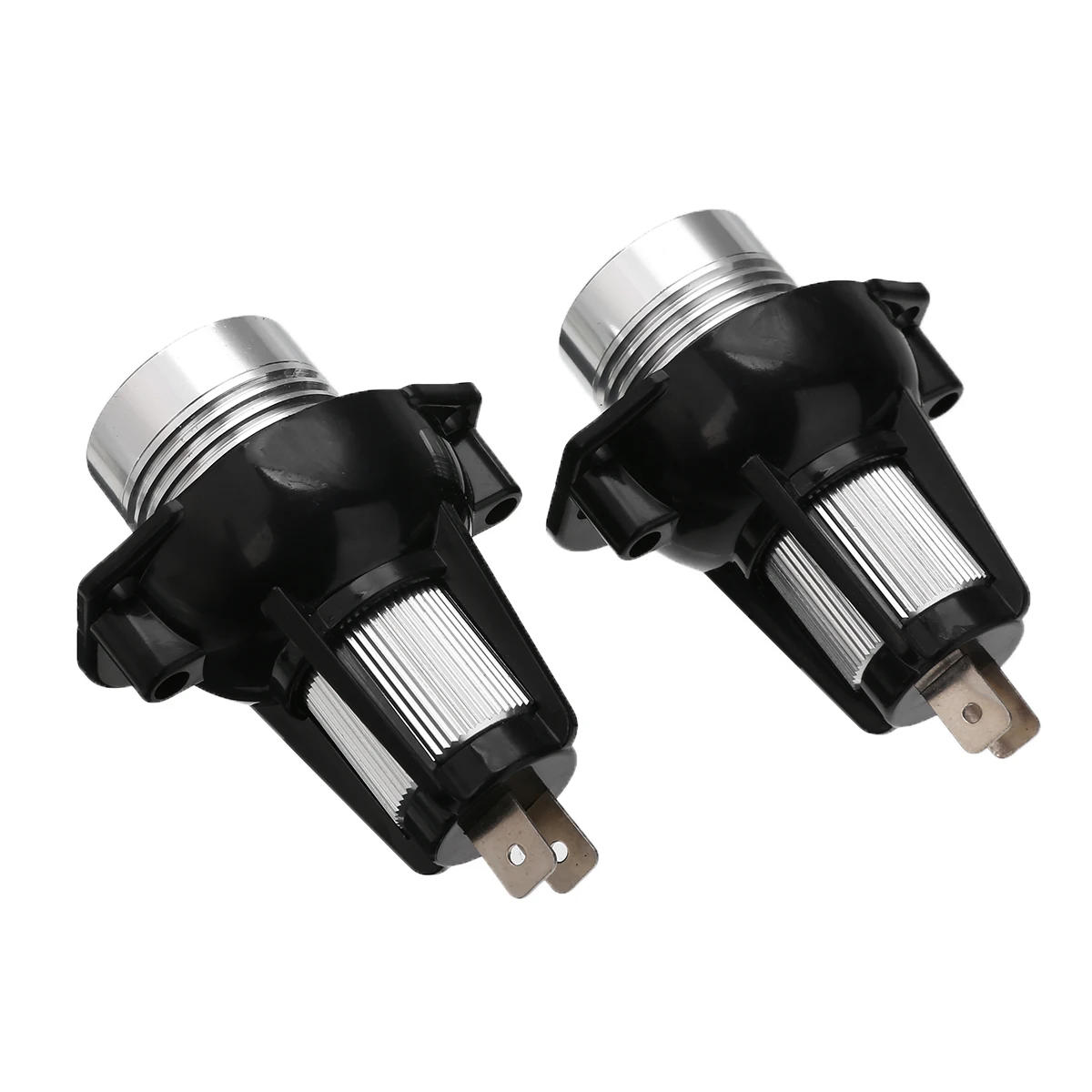 1 Pair 10W 12V Car Angel Eyes LED Headlight Super Bright Halo Ring Light Headlamp Bulb For BMW E90 E91 3 Series