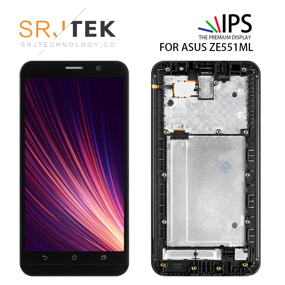 

SRJTEK ZE551ML LCD For ASUS Display Zenfone 2 ZE551ML LCD Z00AD Display Touch Screen Digitizer Matrix Assembly Replacement Parts