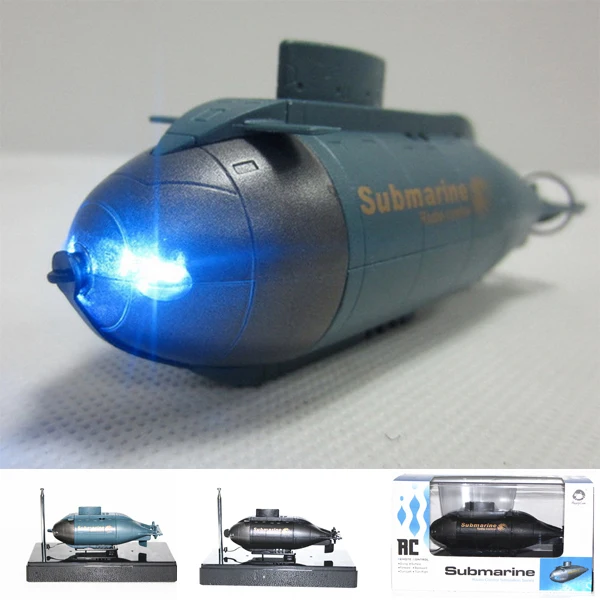 2 Colors Hot Sale Remote Control Mini RC Submarine Three Propellers Electronic toys submariner