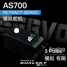 DualSky Servo AS700 Retract Servo 30g, 7.5kg.cm@6.0V Analog Steering Gear Servo Brushed standard Servo