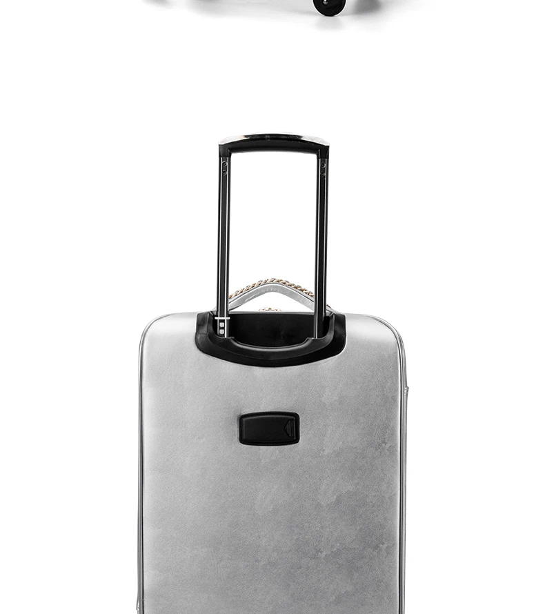 Новые универсальные колеса Дорожная сумка, чемодан для переноски на чемодан на колесах Для женщин сумка для ручной клади для девочек стильный чемодан 20 24 дюймов