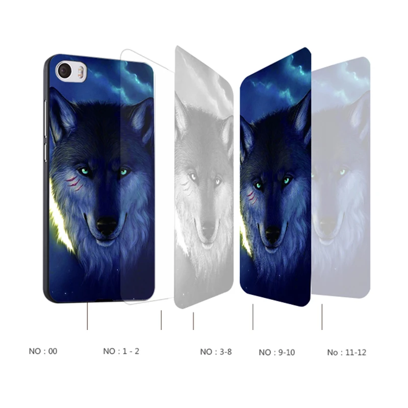 Case for Xiaomi mi5 Case Silicone Cover for Xiaomi mi5 Case Cover bag Skin Wolf Fish Skull mi5 Fundas 100% BiNFUL 4