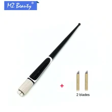 Высококачественная ручка для татуажа из алюминиевого сплава для бровей подходит для всех игл Лезвие Ручка для микроблейдинга tebori