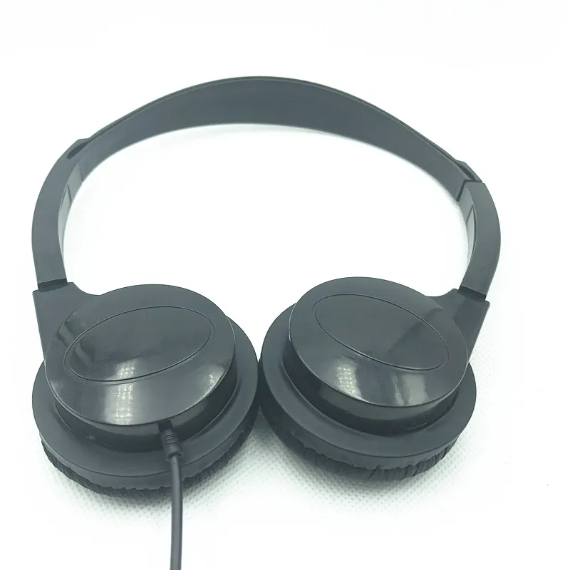 

Linhuipad 3.5mm low cost disposable Audio Wired Headsets with sponge cushions for fitness centers spas gyms educational 100pcs