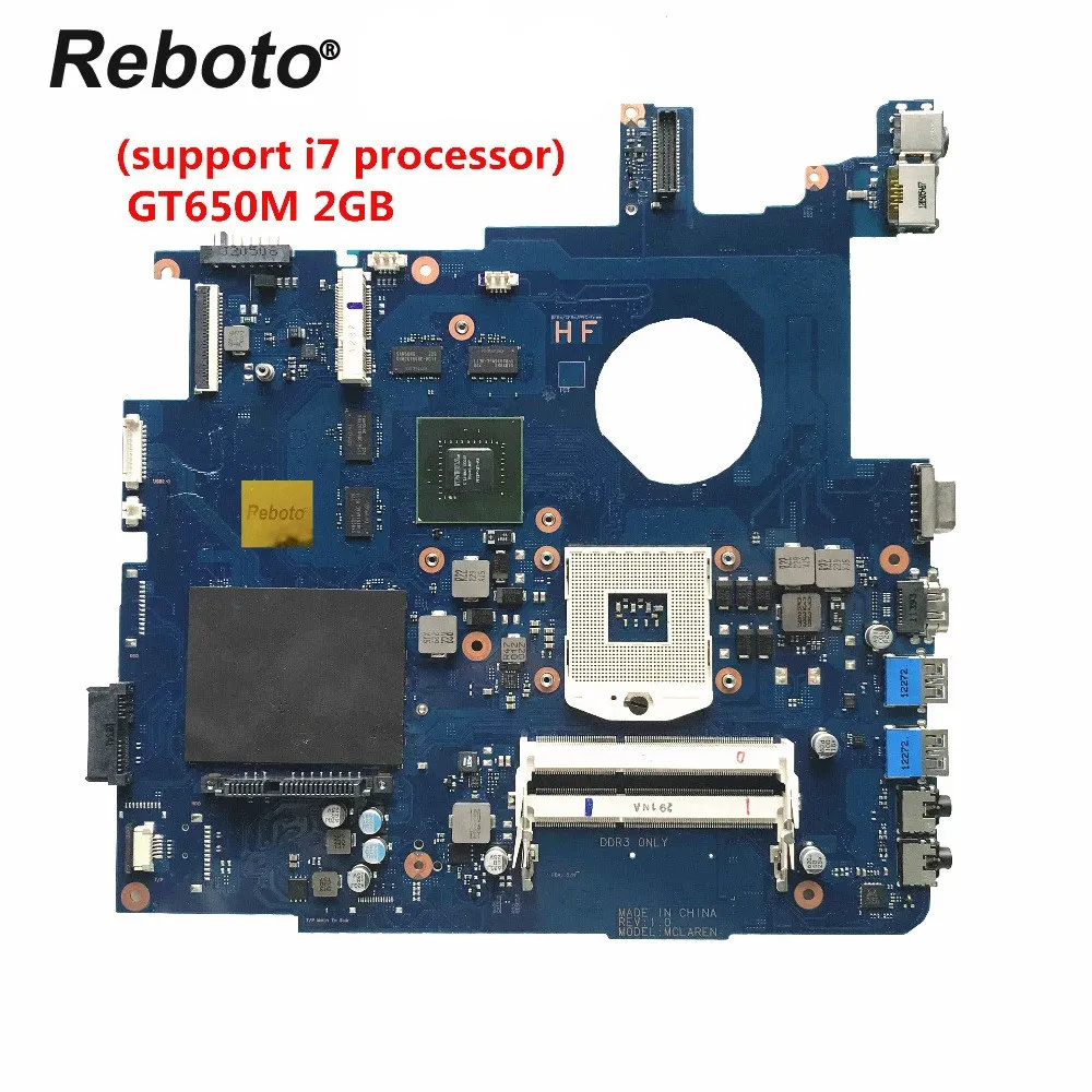 Reboto для samsung NP550P5C 550P5C Материнская плата ноутбука BA92-09098A BA92-09098B BA41-01898A HM76 GT650M 2 Гб DDR3 тестирование