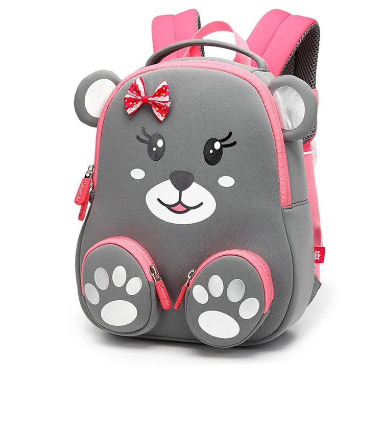 adorável urso sacos de escola animais bonitos