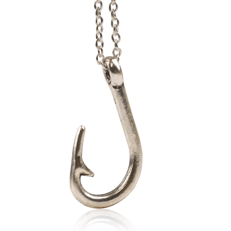 Buy Moana Necklace Fishing Hook Pendant Necklaces
