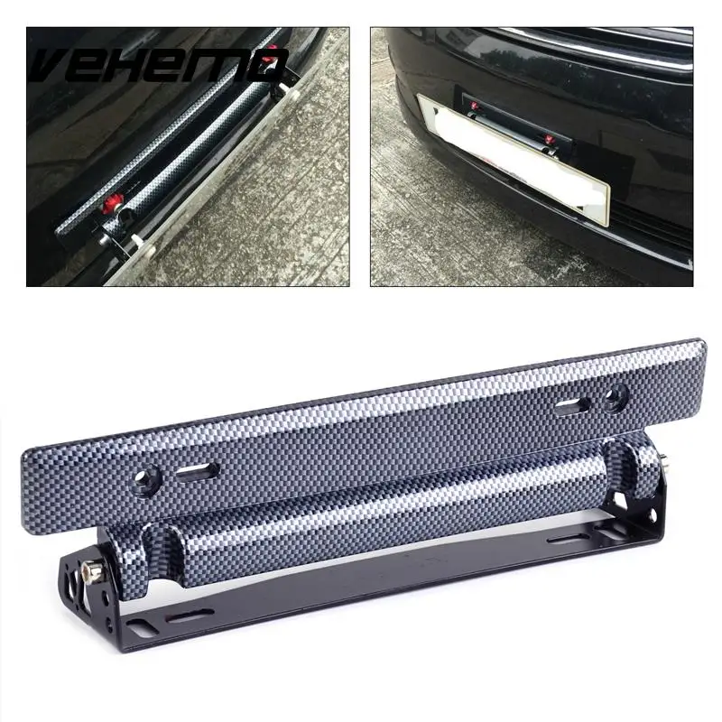 Buy Car Vehicle License Plate Frame Adjustable Holder
