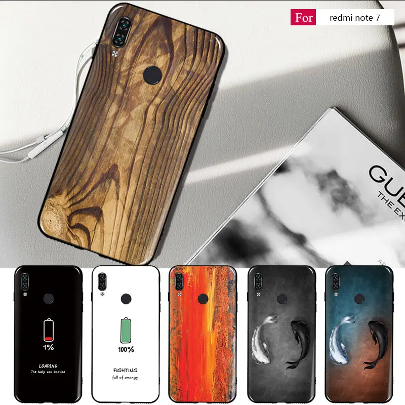 

Xiaomi Redmi Note 7 case Cover Silicon Soft TPU For Xiaomi Redmi note6 Note7 Pro Coque High Quality Case