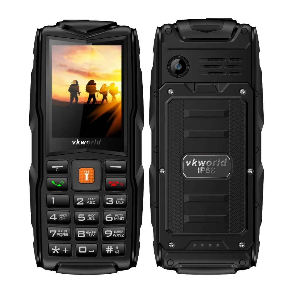 VKWorld новый камень V3 GSM 3 слота для sim карт вспышка IP68 Водонепроницаемый 3000 мАч
