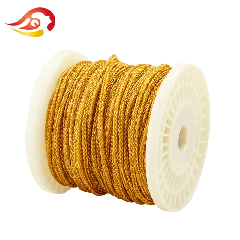 QYFANG 1 2m 8 Core Flexible Earphone Upgrade Cable Detachable Cord Headphone PVC Solder Wire 8 Drives Gold Plated Copper Line