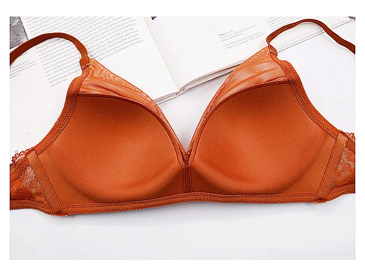 New Women's underwear Set Lace Sexy Push up Bra And Panty Sets Embroidery Brassiere Solid 3 Color Lingerie Adjustable Bra Set  (3)